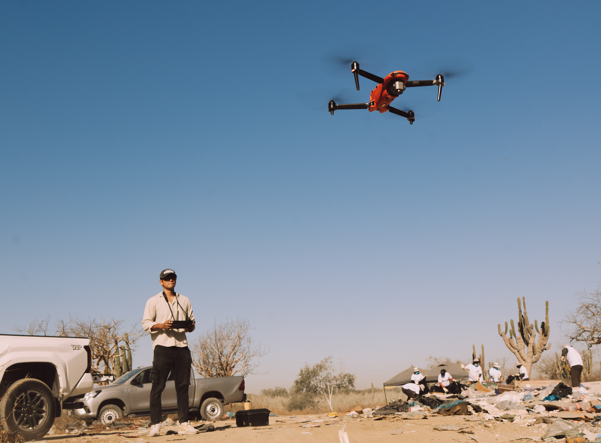 Monitoreo con dron y ortomosaico